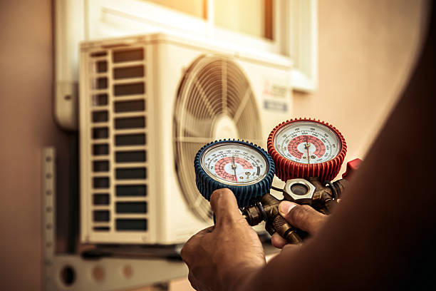 Professional Ac Repair technician working in Schwertner, TX
